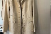Cream trench/long blazer, size S