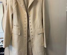 Cream trench/long blazer, size S