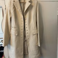 Cream trench/long blazer, size S