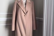 Jaeger Wool Blend Camel Coat