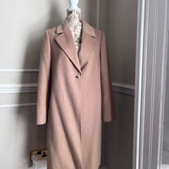 Jaeger Wool Blend Camel Coat