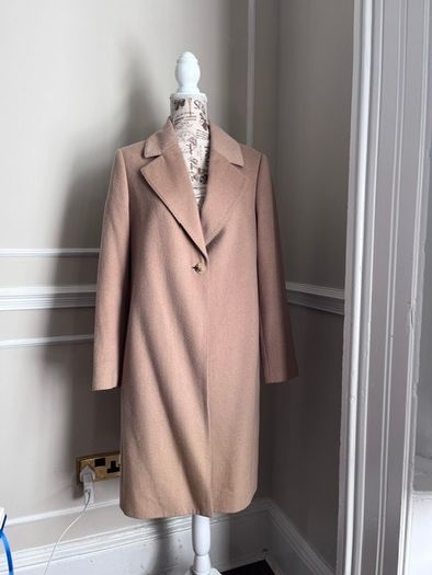 Jaeger Wool Blend Camel Coat