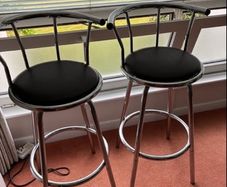 Rotating High Chair Stools  Set