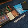 Large Art & Design Starter Bundle - Sketch Pads, Portfolios, Pencils, Markers & More Image 9