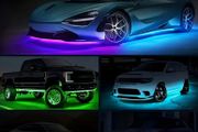 RGB LED Underglow Car Light Strips, Sound-Activated