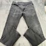 Levis 502 Mens Jeans Black W32 L30 Slim Taper Fit Stretch Denim Image 2