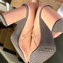 Nude leather knee boots new Image 2