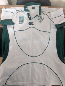 Vintage Ireland Rugby World Cup 2007 Canterbury Shirt  XXL
