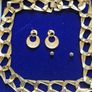 Vintage Unique 1980s Necklace and Earrings Set Image 7