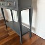 Ashford noir console table with shelf Image 5