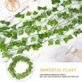 12 Pack Artificial Ivy, 84Ft Ivy Garland Fake Vines for Room Decor Fake Plants Image 3