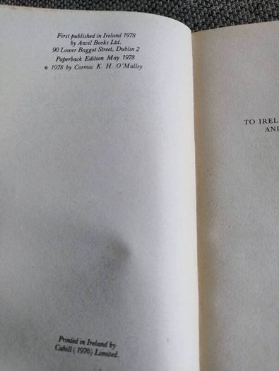 The Singing Flame by Ernie O Malley Anvil Books 1978 paperback FREE STANDARD POSTAGE INCLUDED
