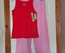 Women's Vest Top & Bottoms Loungewear - Size 12/14