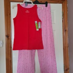 Women's Vest Top & Bottoms Loungewear - Size 12/14
