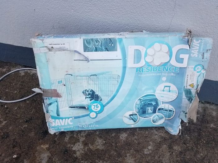 Slavic dog cage 76cm never used, box damaged