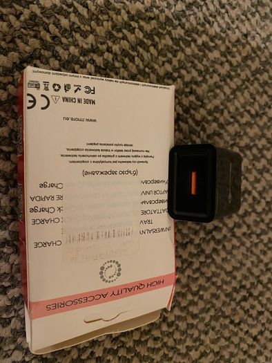Quick Charge travel charger 3.0 black