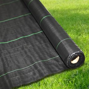 NEW SALE | Heavy Duty Weed Fabric Control 2M X 5M Weed Control Fabric Ground Cover Membrane UV Stabilised Weed Fabric For Patios Garden Flower Beds Landscaping (2M X 5M)