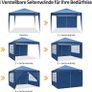 3 x 3 m, folding gazebo, Marquee Waterproof PU coating, heavy duty steel frame, with 4 sandbags Image 7