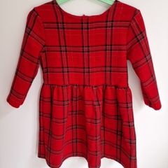 Girls 5-6yrs DUNNES XMAS tartan dress