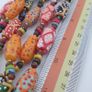 Vintage Venetian Style Handmade Ceremic Desgin MultiColor Glass Beads Necklace Image 3