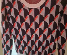 Gallery long sleeve black silver sweater size M UK12 EU40 Perfect condition Postage included