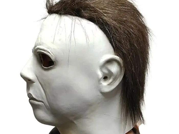 Michael Myers Halloween latex mask with hair.