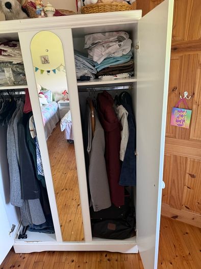 Standalone Wardrobe & 2 Bedside Lockers