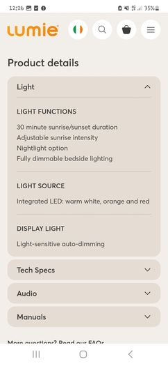 Lumie Alarm Clock
