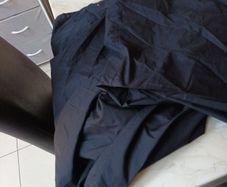 FIRST Home Double Bed  Black Platform Sheet   Valance. New- Out of Packaging.
