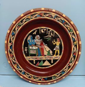 Vintage Egyptian Handcrafted Plate