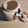 Vintage Ironstone Ginger Jar by Masons - Mandalay Pattern. Highly Collectible. Measures 4 inches high. Image 3