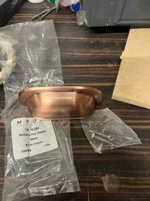 Mulberry Brushed Copper Handles