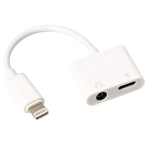 Charge And Listen Lightning to 3.5mm 2-in-1 Audio Adapter With Pass-Through Charging