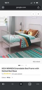 IKEA Minnen extendable toddler bed