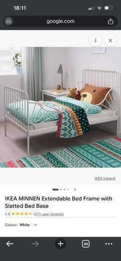 IKEA Minnen extendable toddler bed