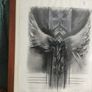 Eugene Press "Spirit at the Gate"  Original Charcoal and coloured chalk painting Image 3