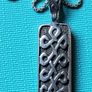 Celtic silver pendant and chain Image 3