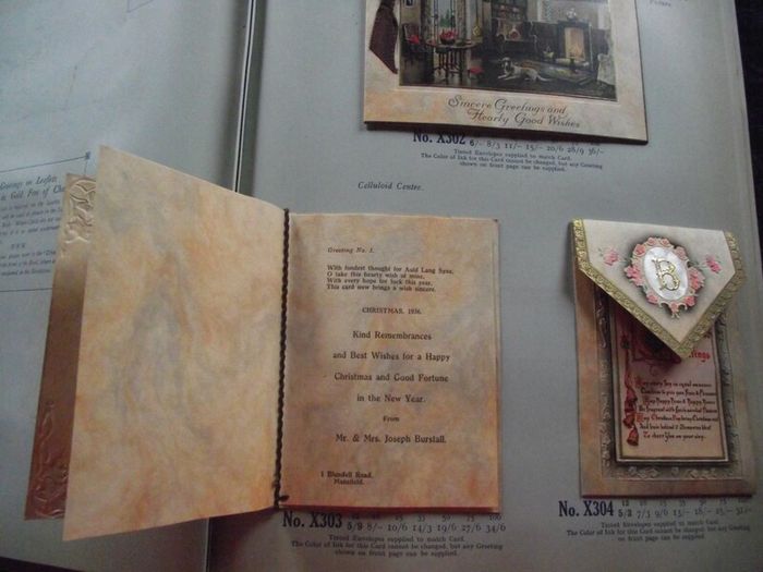 1936 Greeting card and Calendar sample book - The Royal Art Private Christmas Greeting Cards