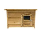 New Medium Wooden Dog Kennel With Perspex Window