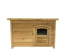 New Medium Wooden Dog Kennel With Perspex Window