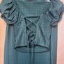 Pink Vanilla Bottle Dark Green Textured Waffle Co-ord Set - Size XS/UK 8 Image 3