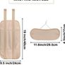 Castor Oil Pack, 2 Pieces Castor Oil Pack Kit, Reusable Castor Oil Pack Thyroid Castor Oil Pack Kit Castor Oil Pack for Liver Detoxification, Constipation, Muscle Pain Image 2
