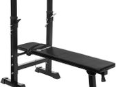 Multi Function Folding Weight Training Bench Adjustable Barbell