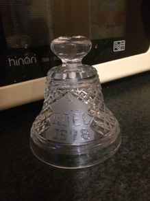 waterford crystal bell 1978 Noel free postage