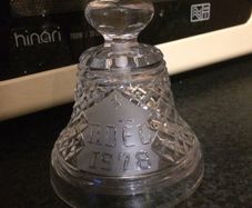 waterford crystal bell 1978 Noel free postage