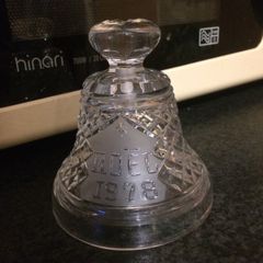 waterford crystal bell 1978 Noel free postage