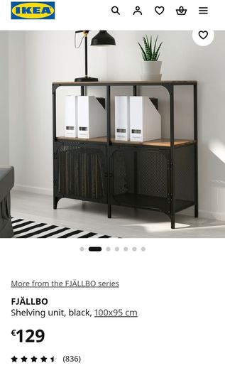 Ikea Fjallbo shelving unit