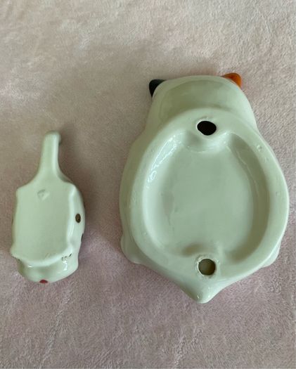 cat dish and mini bowl
