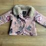 Faux fur baby jacket, size 68-80cm (6-12months) Image 2