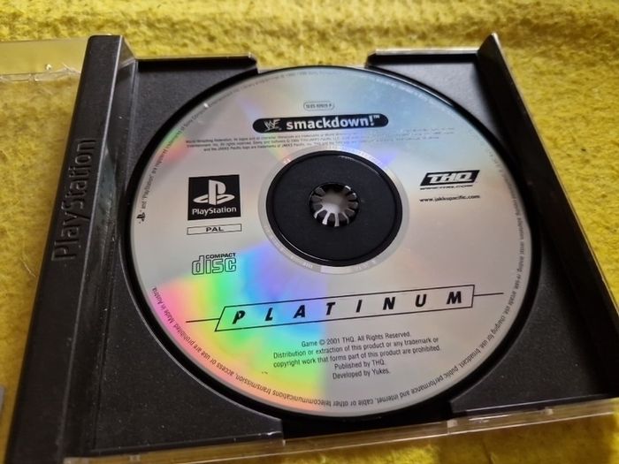 WF  SmackDown Wrestling PlayStation1 Ps1 PlayStation2 Ps2 games Original